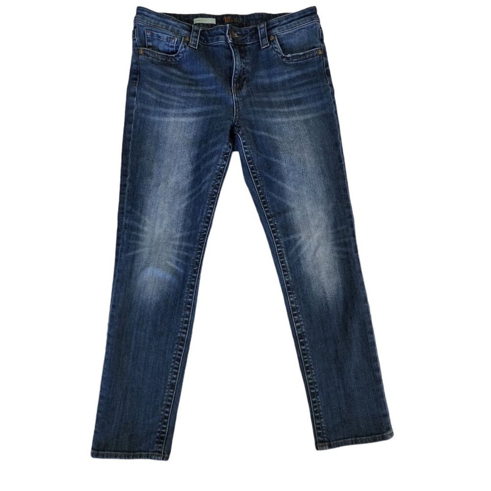 Kut from the Kloth Straight Leg Jeans Women's size 10 Short Denim Stretch 28x29 - Picture 3 of 8